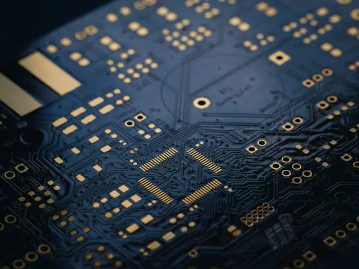 Close-up of a motherboard