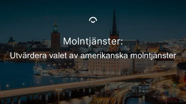 Amerikanska molntjänster