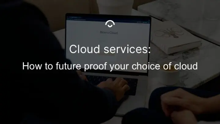 Framtidssäkrad svensk molntjänst