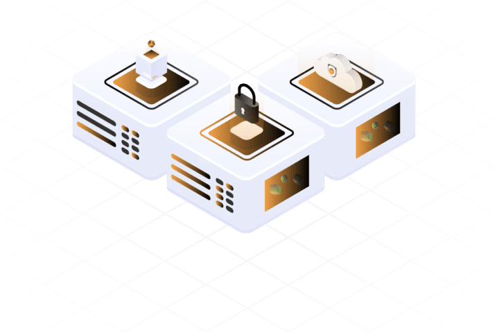 Illustration of computer servers.