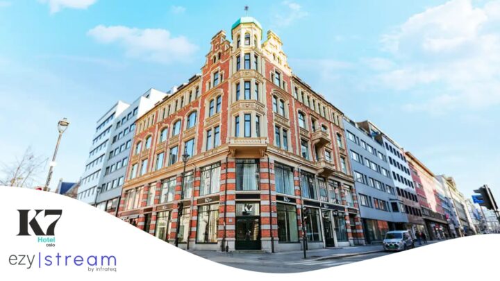 Fasadebilde av K7 Hotel i Oslo.