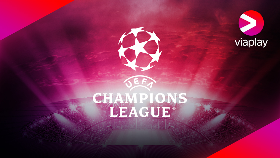 Visa UEFA Champions League 2024/2025. Artikelbild: Arena i lila ljus.