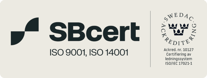 ISO 9001 certificate