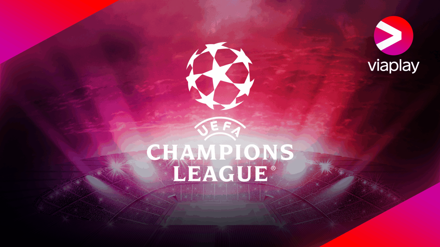 Arena in purple light. Champions League 2024-2025